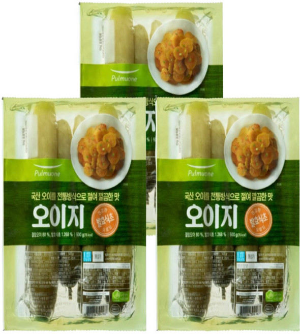 풀무원 오이지 300g, 3개