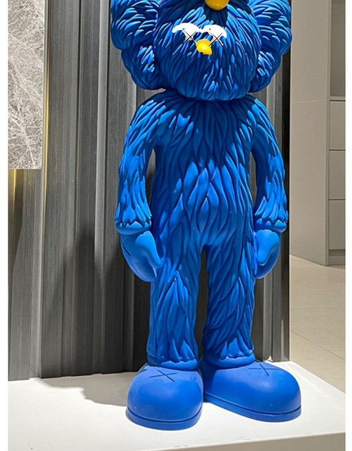 대형 카우스 피규어 85cm 저금통 인테리어 장식 소품 개업 집들이 선물, 85cm (파란색) 스탠딩