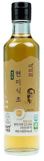 동상면사람들 현미식초 480ml /건강 막걸리흑초, 1개