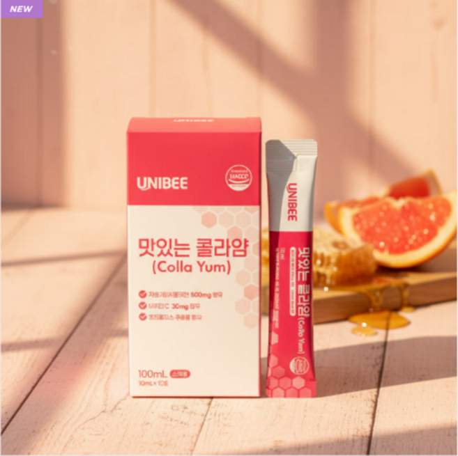 맛있는 콜라얌 ( 저분자 콜라겐 프로폴리스 함유) 1박스(10포)