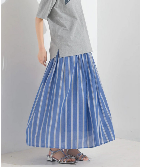 OMNES 棉質巴里紗百褶裙