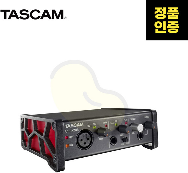 TASCAM(타스캠) US-1x2HR USB 오디오 인터페이스