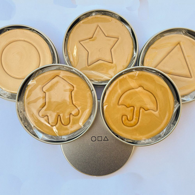 달고나 오징어 완제품 케이스포함 5종세트 게임, 1개, 본상품선택