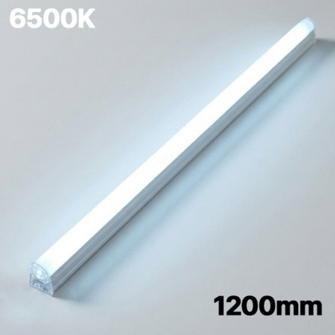 LED T5 조명 천장등 라인 간접등 조명 1200mm DC타입 플리커프리, 1개, 주광색