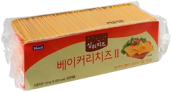 매일 베이커리치즈II 1.8kg 18gx100매, 100개, 18g