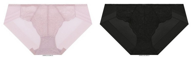 [백화점매장출고] 게스언더웨어 풀레이스 팬티 2종1택 GEWP212