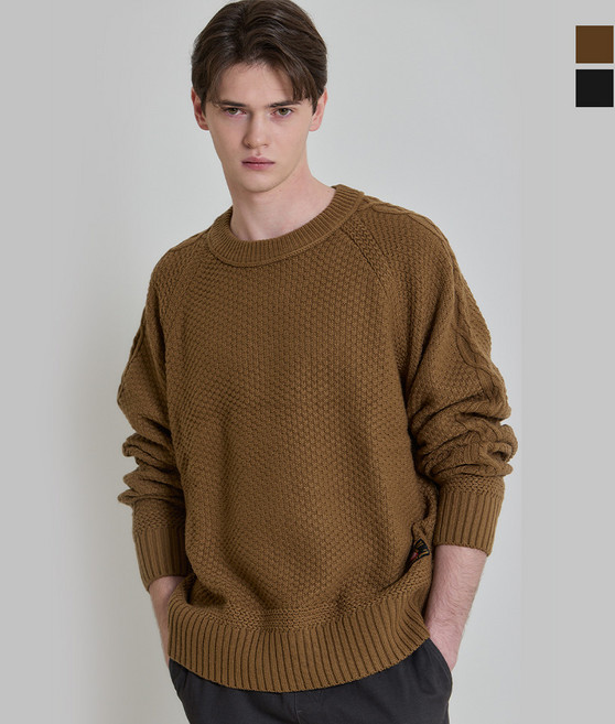 [모노플로우(MONOFLOW)] RAGLAN SWEATER