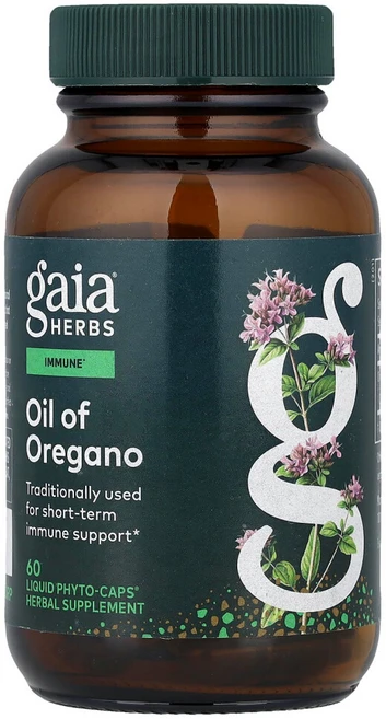 가이아허브 오레가노 오일 비건 액상 파이토캡 60정, 1개 - 쿠팡