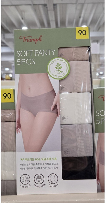 [코스트코] 트라이엄프 모달 소프트 미디 팬티 5매입