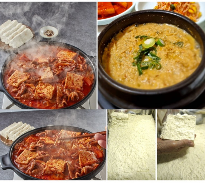 [계룡산 상신식당]알뜰세트A (두부두루치기+비지찌개+손두부), 알뜰세트A, 1개, 500g