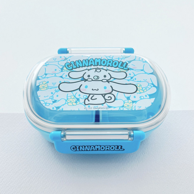 산리오 시나모롤 1단 도시락통 숨바꼭질 스케이터 소풍 직장인 (당일출고/네임스티커 증정), 1개