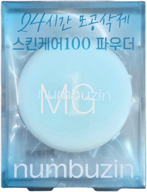 [정품샵] 넘버즈인 1번 판토텐산 스킨케어100 블러파우더 [+퍼프1개 증정] 넘버즈인1번파우더 트러블 피부 완화 메이크업 모공 요철 커버 시카 나이아신아마이드 병풀, 7g, 1개