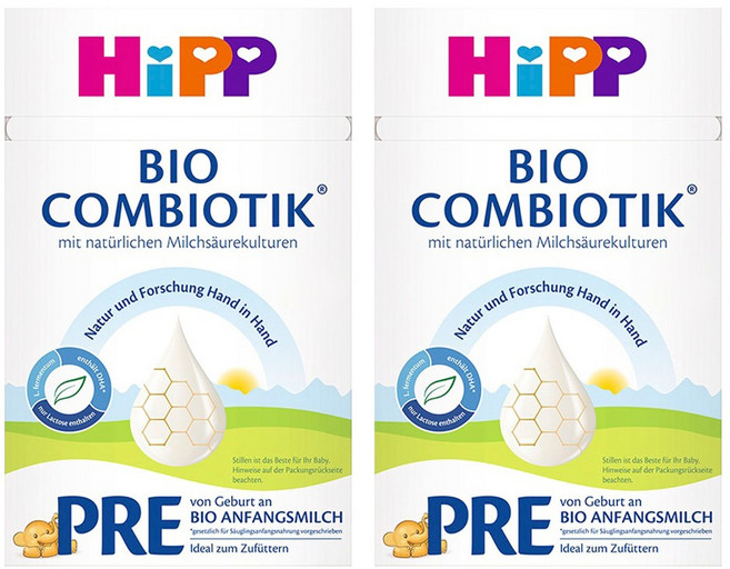 힙 프레 콤비오틱 분유 무전분, 600g, 2개