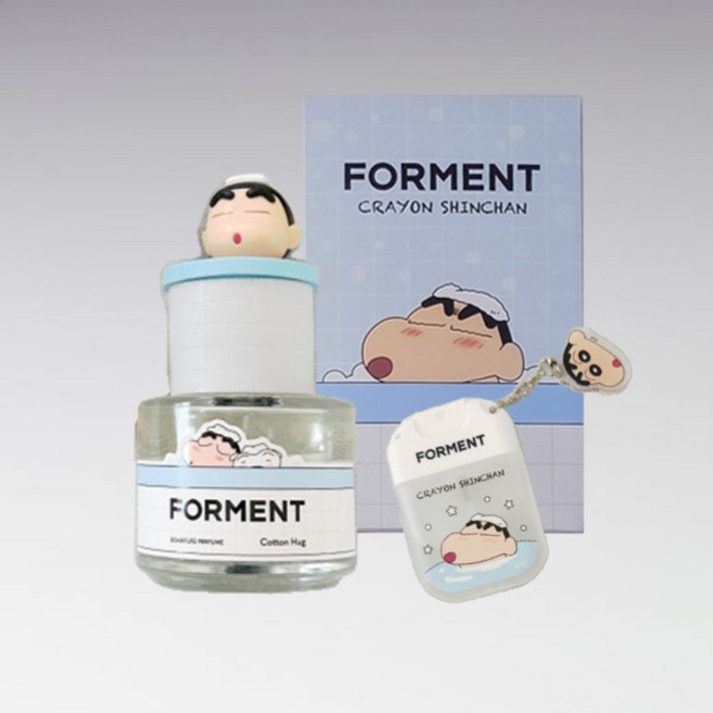 [한정판 향수 BEST] 포맨트 시그니처 퍼퓸 코튼허그 짱구에디션 (본품+향수공용기 10ml), 1개, 50ml