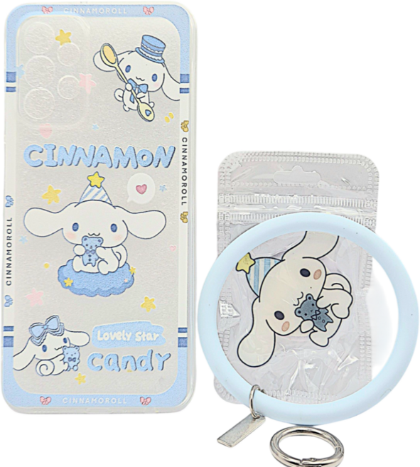 시나모롤 투명 실리콘 링 A23 A33 A24 A34 A25 A35 휴대폰 케이스