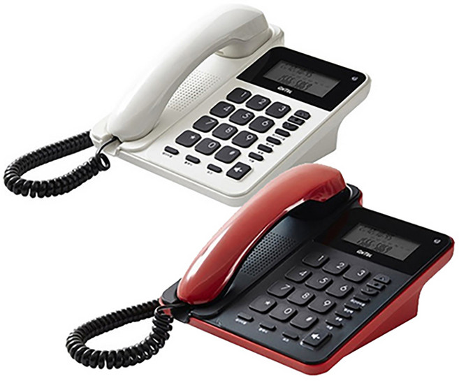 NU 지엔텔 GS-492C 유선전화기 발신자표시전화 CID, GNTEL(GS-492C/화이트)