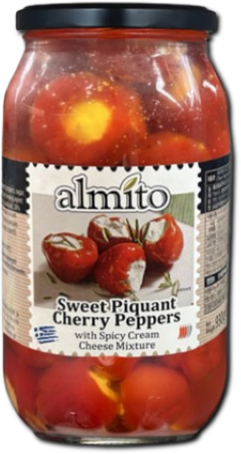 [치즈몰] 알미토 체리페퍼 위드 스파이시 크림치즈 930g 아이스팩 보냉백, 1개