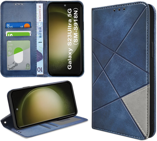 아칸크 삼성 갤럭시 S23Ultra (SM-S918N) 다이어리 지갑 휴대폰 케이스