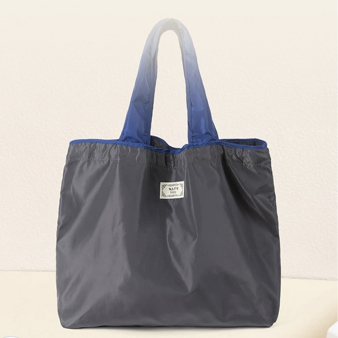 노블 휴대용 접이식 다용도 대형 장바구니 빅사이즈, 1개, 그레이