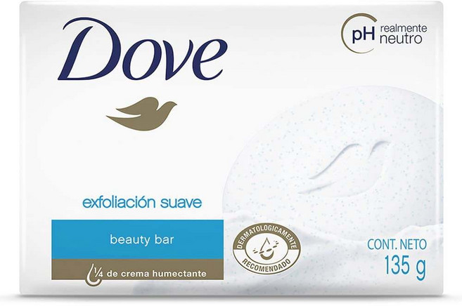 【Dove 多芬】乳霜滋潤香皂-溫和去角質【兔雜tuzha】, 135g, 1個