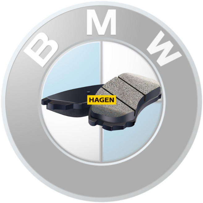 하겐(HAGEN) BMW 640i 브레이크 패드(뒤세트) 그란쿠페 F06 3.0 12-18 센서포함, DOT4 LV 1L