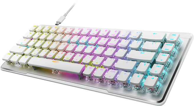 ROCCAT Vulcan II Mini Air 미니 무선 게이밍 키보드 화이트 (영문), ROC-27-022