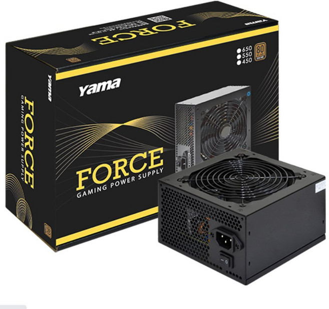 協明 YAMA FORCE 550W 650W 80 銅牌 電源供應器 / 全新五年保固, FORCE 650W