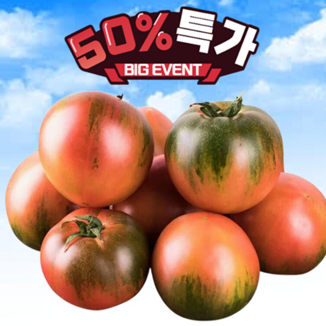 [반값특가] 300박스한정 국내산 정품 찰토마토, 1개, 5kg
