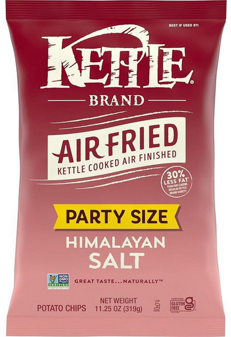 Kettle Brand 감자 칩 에어 프라이드 히말라야 소금 케틀 184.3g6.5온스 백 242031, 6.5 Ounce (Pack of 1), 할라피뇨