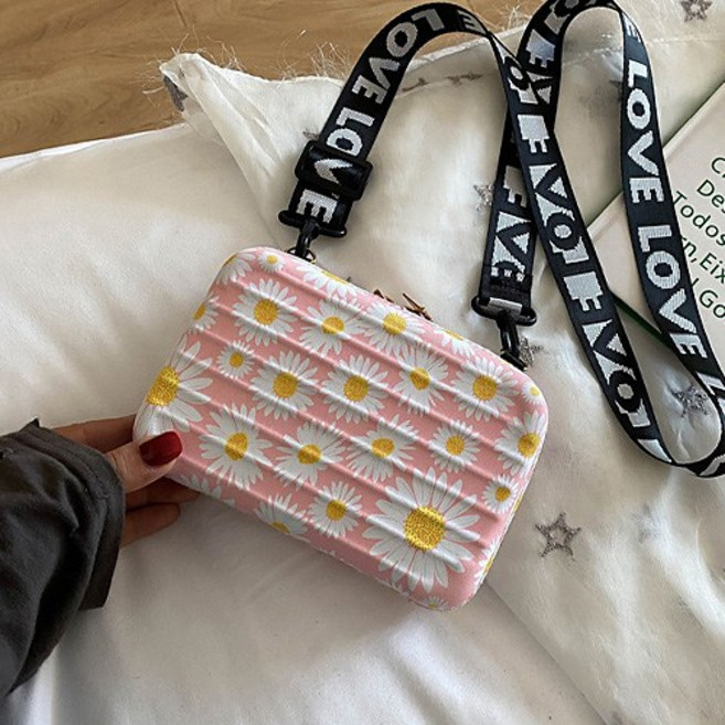 글램디브 오비엔A2274 플라워 캐리어 크로스백 여성가방 포인트가방 데일리가방