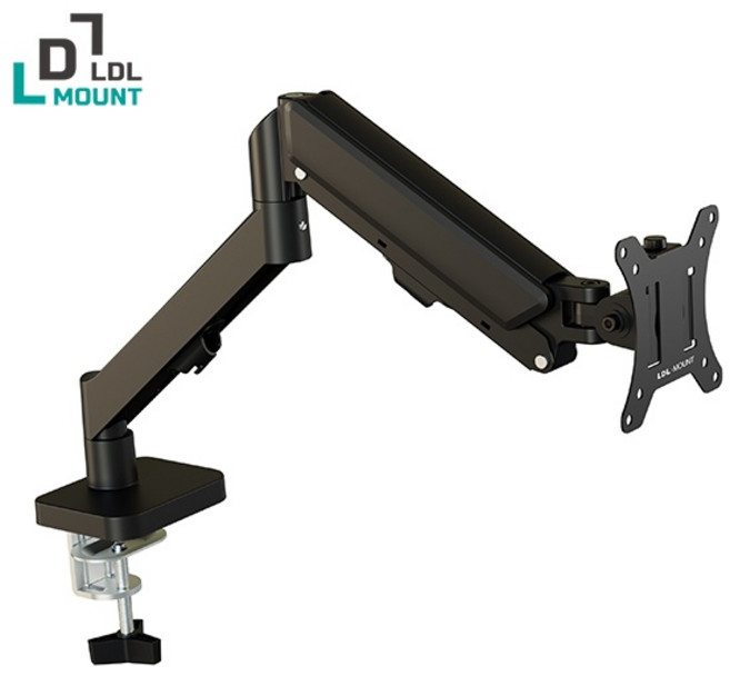 (엘디엘 마운트) 스탠다드 싱글 모니터암 APL-FLEX FIT BV1 ▶ 최대 32형 ◀, 1개, 상세페이지참조