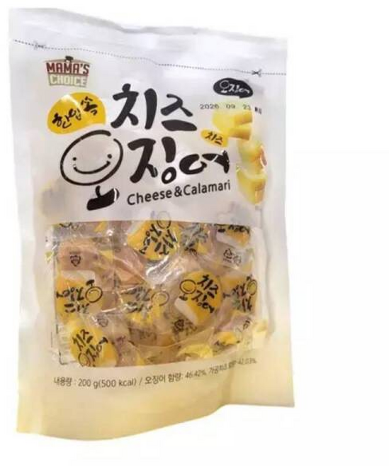 마마스 초이스 한입 쏙 치즈 오징어, 1개, 200g