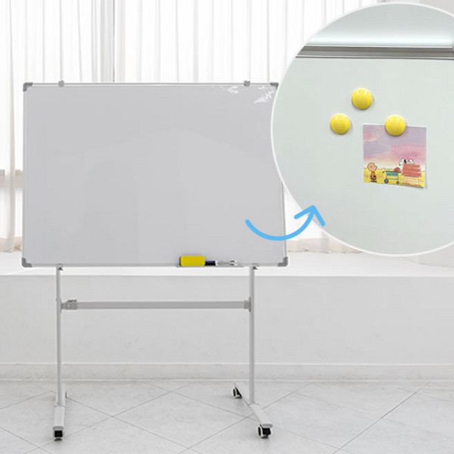 [지넥스] 이동식 화이트보드 스탠드 대형 스탠드형 보드판 거치대 900 1200 칠판, 1개