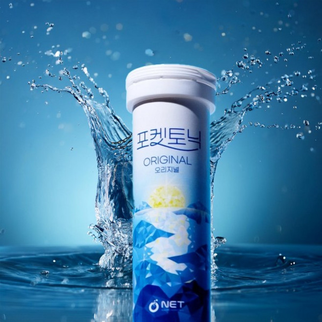 포켓토닉 고체형 토닉워터 무설탕 제로 진저에일 발포토닉, 1개, 355ml