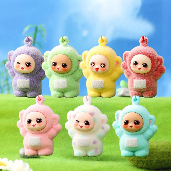 텔레토비 인형 키링 보라돌이 뚜비 나나 뽀, 안녕 시리즈