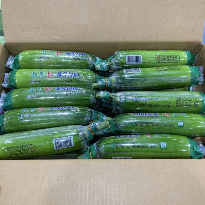 국내산 애호박 신선한 채소 찌개용 볶음용 가정용 식재료, 10개, 250g