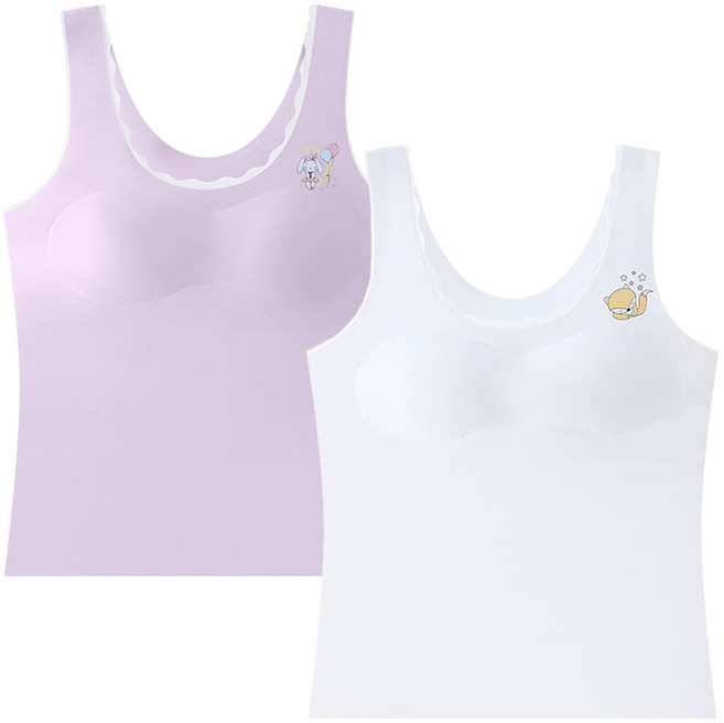 바른우리아이 주니어브라런닝 심리스 2종 세트