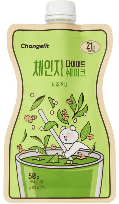 체인지핏 다이어트 쉐이크 제주말차, 50g, 7개