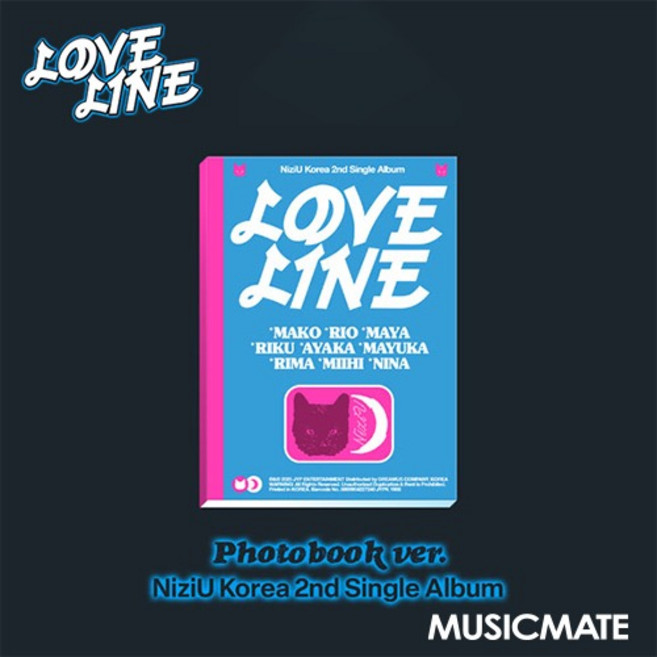 니쥬 (NiziU) / 싱글 2집 LOVE LINE (포토북/미개봉)