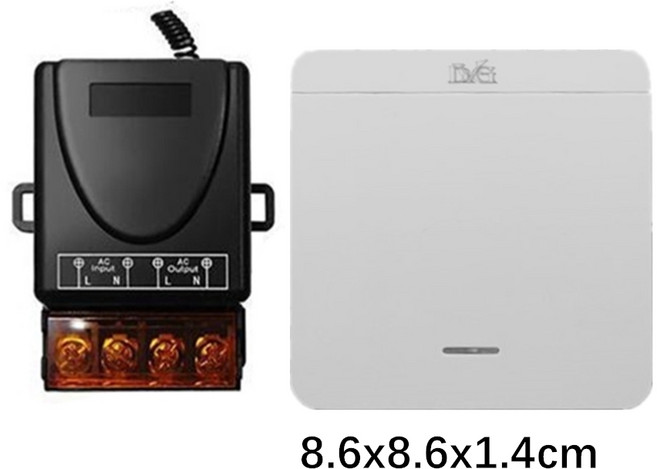 無線遙控開關 433MHz 110V-220V, 1套