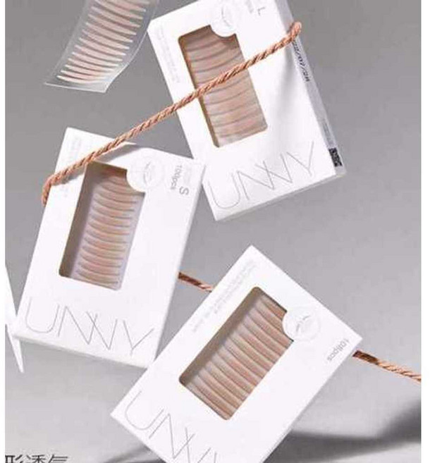 언니 UNNY 티안나는 쌍꺼풀 테이프 온니 쌍테, 1개, 8. 베벨 아크 모양(단일/낮은 눈꼬리)