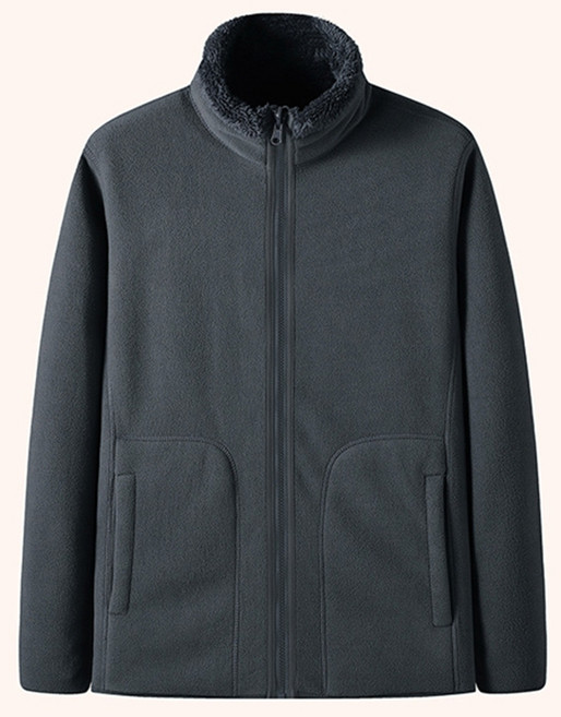 OSON 남녀공용 양털 후리스 따뜻한 겨울 아우터 풀오버 폴라폴리스 빅사이즈 겨울 점퍼 뽀글이 자켓