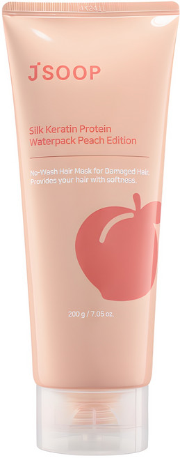 제이숲 실크 케라틴 단백질 워터팩 피치 에디션, 200g, 1개