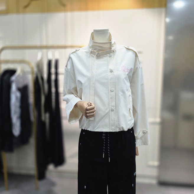 에고이스트 스프링 스트랩 자수 점퍼 ES2OJP52CR_CA