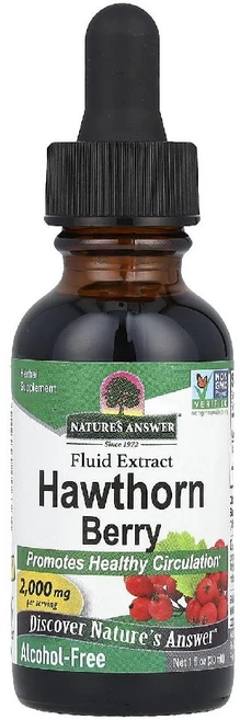 네이쳐스앤서 호손 베리 2000mg 30 ml 산사나무 효능, 1개, 기본 - 쿠팡