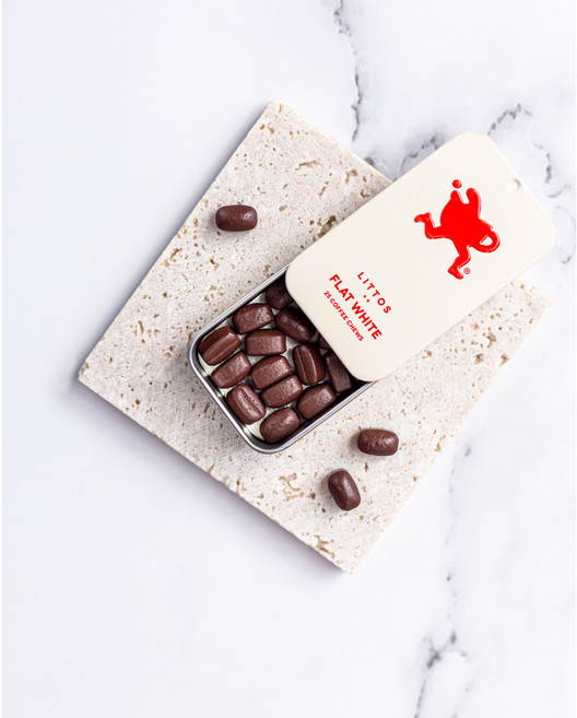 리토스 littos 씹어먹는 커피 초코 모카 15g X 4통 선물 포장, 플랫 화이트, 4개