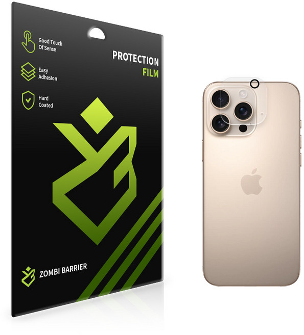 아이폰16 프로 프로 MAX 카메라 강화유리 필름 2매, 단품