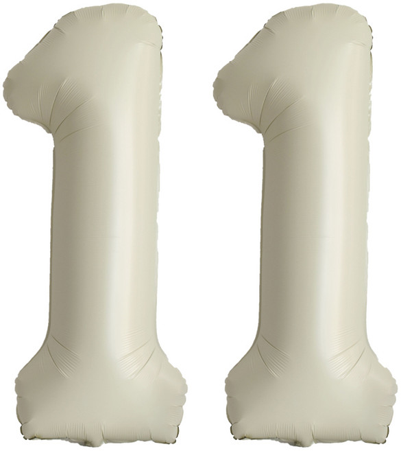 이벤트홀릭 초대형 숫자풍선 40인치 100cm, 1개, 크림 11
