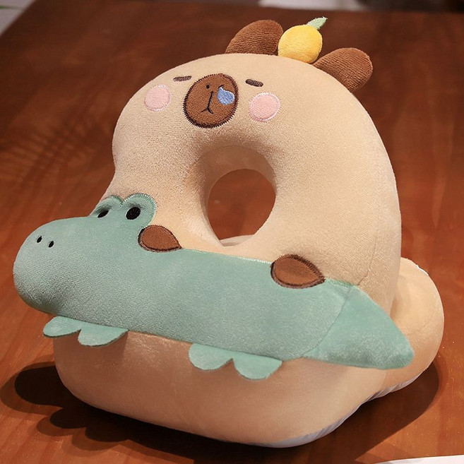 30cm 恐龍趴睡枕 辦公室午休枕 抱枕靠枕, 1個, 30cm鼻涕恐龍趴枕