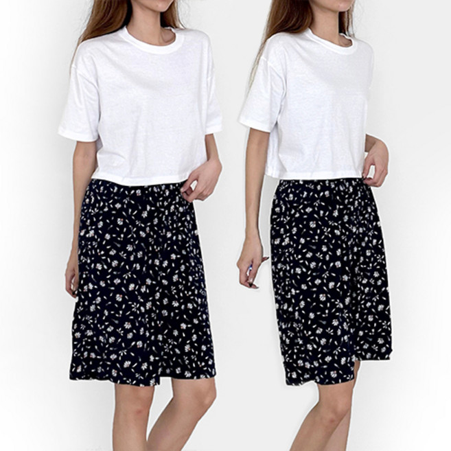 제이모던 냉감 찰랑 5부 반바지 주머니 파자마 2p